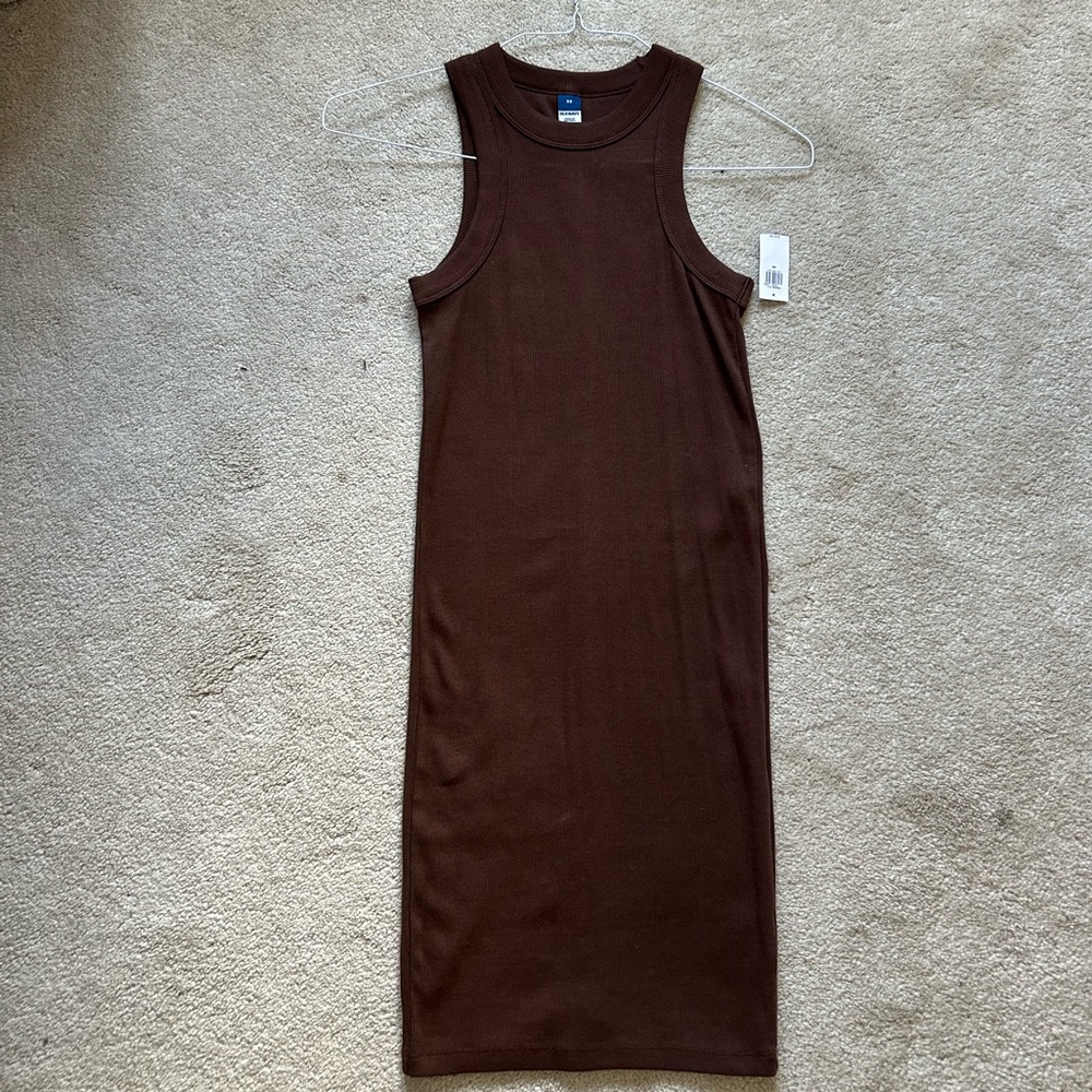 Short brown dress